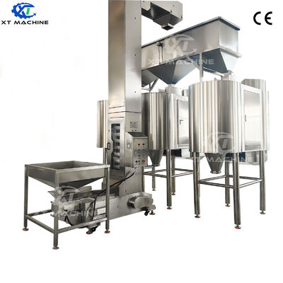 Dobra cena. Full Auto PLC Peanut Blanching Machine with 98% Efficiency and 1000kg/h Capacity for Industrial Peanut Processing w Internecie