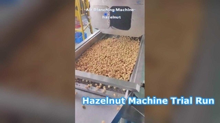 Film z próbnego uruchomienia maszyny do orzechów laskowych jest tutaj! Idealny wybór dla zakładów przetwórstwa spożywczego. #maszyna
