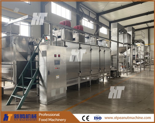 Automatyczna maszyna do prażenia orzechów ISO 300 kg / h Ciągła prażenie orzechów