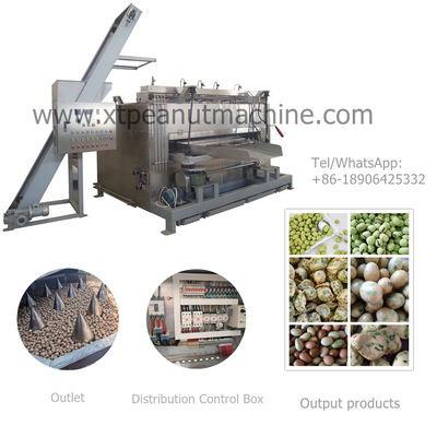 Dobra cena. 304 Stainless Steel Nuts Roaster Machine with 50kg/h Capacity and 220V/380V Voltage for Even Heating w Internecie