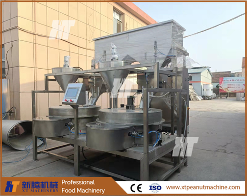SUS304 Peanut Burger Coating Machine 300 kg / H Automatyczna maszyna do powlekania cukrem