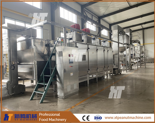Sterowanie PLC Ciągłe pieczenie orzechów 800 * 600 * 1000 mm do prażonych orzechów