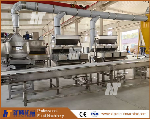 Dobra cena. Dry Peanut Red Skin Peeling Machine SUS304 Blanched Peanut Line w Internecie