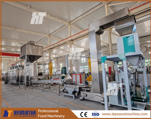Automatyczna linia produkcyjna do palenia orzeszków ziemnych i oczyszczania