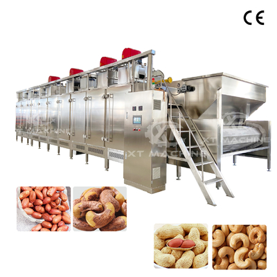 Całkowicie automatyczna, wydajna, dużych pojemności, nieprzerwana pieczarka orzechów 300 kg/h-2000 kg/h