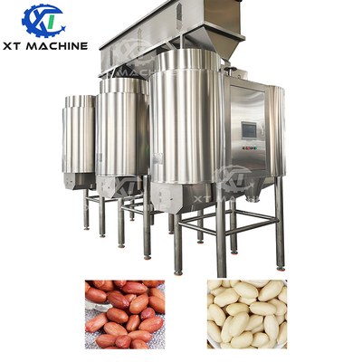 Fabryczna sprzedaż bezpośrednia Maszyna do wyczyszczania orzeszków orzechowych Hazelnut Blanching Machine Peanut Peeling Machine