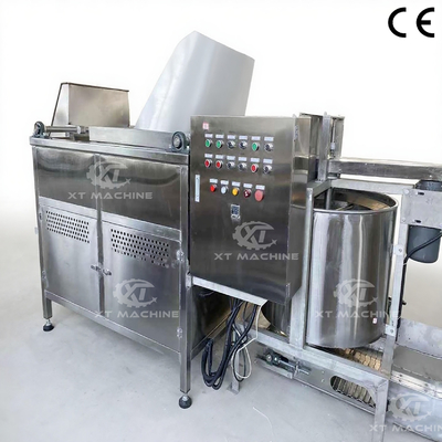 Dobra cena. Automatyczne wypuszczanie migdałów orzeszków batch Fryer Powder powlekany orzeszków orzeszków orzeszków Fry Machine w Internecie