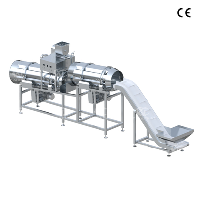 Double Drum Flavoring Machine for Nuts Snacks Meat 500-1000kg/h