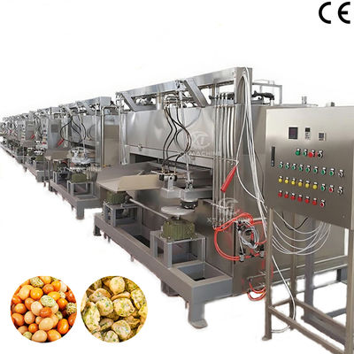 Dobra cena. W pełni automatyczna maszyna do prażenia orzechów powlekanych o wydajności 100 kg/h Japońska prażalnia fasoli ze sterowaniem PLC do przetwarzania orzechów w Internecie