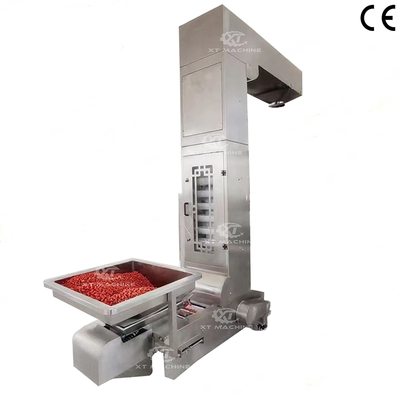 Dobra cena. Spożywczy podnośnik taśmowy ze stali nierdzewnej 304, 1000 kg/h, typu Z, pionowy przenośnik do pakowania owoców/warzyw/ziarna/orzechów w Internecie