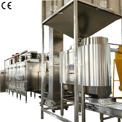 Dobra cena. Linia do produkcji blanszowanego orzeszka ziemnego 1000kg/h-2000kg/h 98% stopień pękania w Internecie