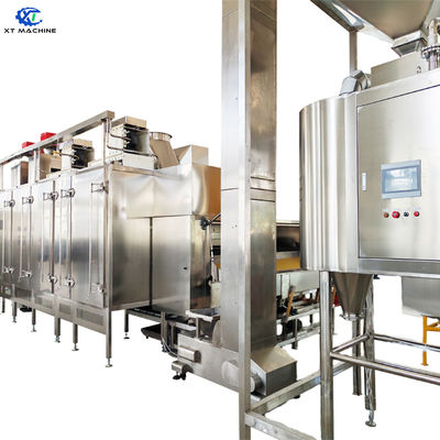 Linia do produkcji blanszowanego orzeszka ziemnego 1000-1200 kg/h, odpowiednia do użytku fabrycznego