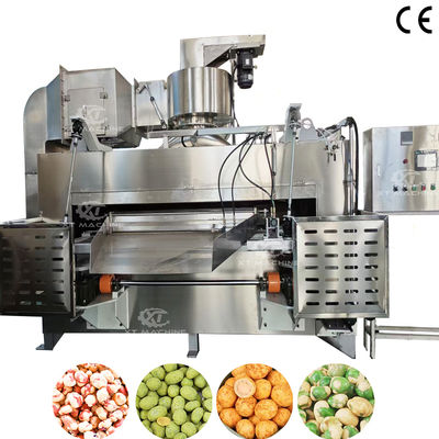 SUS304 Pokryte orzechy Swing Roaster z sterowaniem PLC Japoński roaster orzechowy fasola do 100 kg/h orzechów Płaski piec
