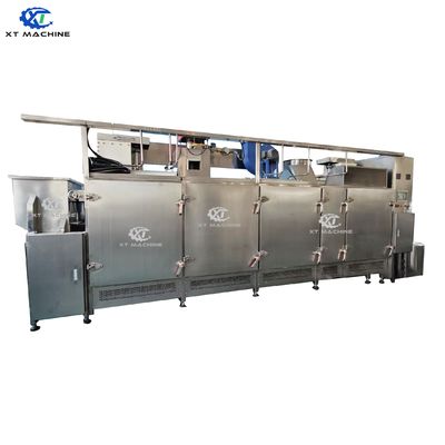 Dobra cena. Continuous Nut Roasting Machine with PLC Control 300-5000kg/h Capacity and Stainless Steel Construction w Internecie