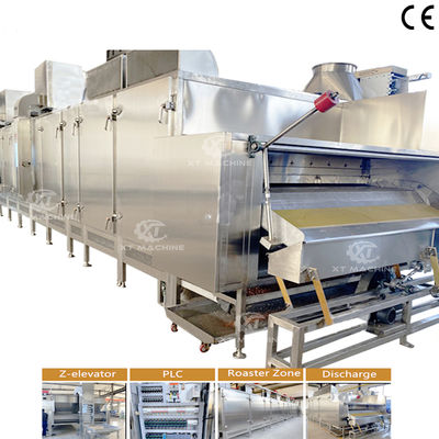 Dobra cena. Electric Heating Nut Roaster Machine with Air Cooling for Nuts Processing Plants w Internecie