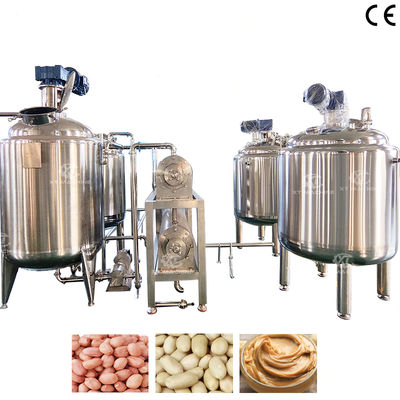 Dobra cena. SS304 Zbiornik do mieszania masła orzechowego klasy spożywczej 200L-1000L Zbiornik chłodzący/odgazowujący do zastosowań przemysłowych w przemyśle spożywczym w Internecie