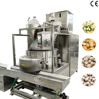 Automatyczna maszyna do produkcji powlekanych orzeszków ziemnych w kształcie jajek o wydajności 200-300 kg/h z kontrolą PLC dla zakładu przetwórstwa przekąsek z orzechów