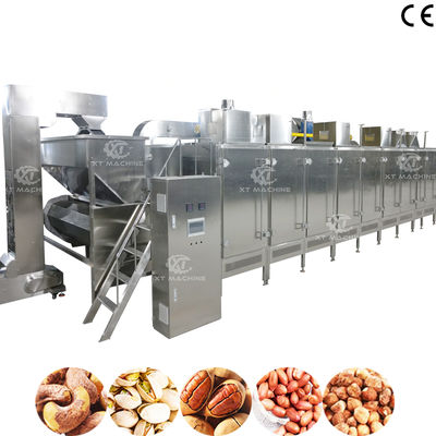 Dobra cena. Continuous Nuts Roasting Machine With Adjustable Temperature Peanut Baking Machine w Internecie