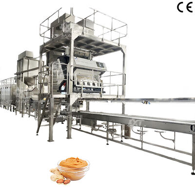 Dobra cena. W pełni zautomatyzowana linia produkcyjna masła orzechowego i migdałowego z kontrolą PLC, wydajność 2000 kg/h w Internecie