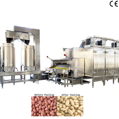 500~1000 kg/h Maszyna do oczyszczania orzeszków orzechowych pieczonych z stali nierdzewnej klasy spożywczej Sprzęt do łuszczenia pistacji dla zakładów przetwarzających orzechy