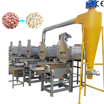 Dobra cena. 500-1000kg/h Peanut Cutting and Blanching Machine Split Nut Blanching Machine With CE Certification w Internecie