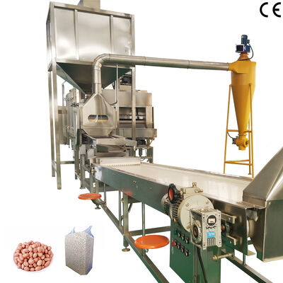 Dobra cena. Wykorzystanie przemysłowe Stal nierdzewna 304 Stopień żywnościowy 1000 kg/h-2000 kg/h Linia produkcyjna palenia i wybielania orzeszków ziemnych w Internecie