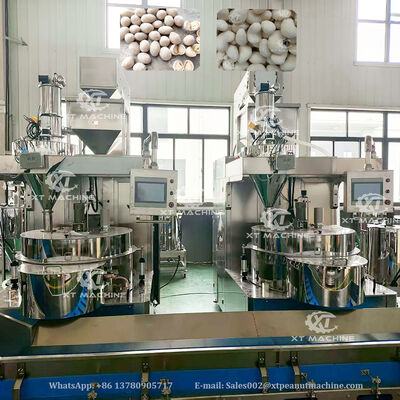 Dobra cena. Całkowicie automatyczna linia produkcyjna do powlekania i smażenia orzeszków ziemnych SUS304 o pojemności 500-1000 kg/h dla zakładów przetwórstwa orzechów w Internecie