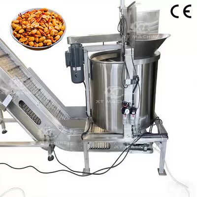 Maszyna do smażenia orzeszków ziemnych ze stali nierdzewnej 304 z inteligentną kontrolą temperatury i pojemnością 300 kg/h
