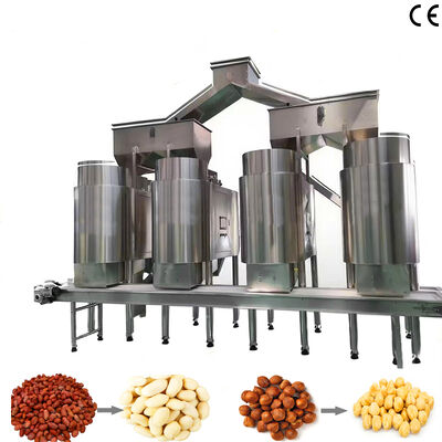 Komercyjna duża pojemność Pistachio Blanching Machine Air Peanut Peeling Machine do przetwarzania żywności