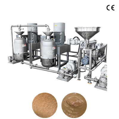 Dobra cena. Przemysłowa maszyna do cięcia i frezowania z nierdzewnej stali SUS304 do masła orzechowego o drobności 200-300 oczek i wydajności 1000-1500 kg/h w Internecie