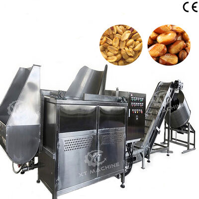 Dobra cena. 100 kg/h Automatyczne rozładowanie SUS304 Japońska maszyna do smażenia partii orzeszków De Oiling Machine Z certyfikatem CE w Internecie