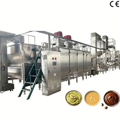 Dobra cena. 1000 kg/h Pojemność Linia produkcyjna masła orzechowego Urządzenia przetwarzające masło orzechowe z całkowicie zamkniętą sterylną produkcją w Internecie