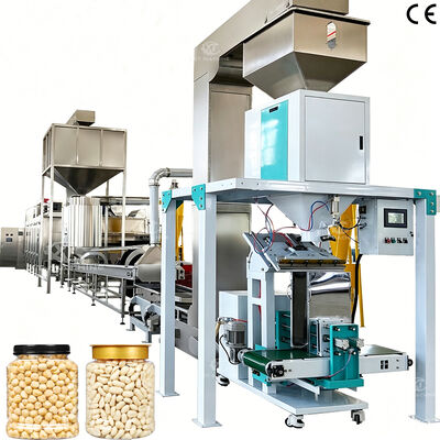 Dobra cena. Linia produkcyjna do prażenia i blanszowania orzeszków ziemnych o wydajności 500 kg/h-1000 kg/h, maszyna do obierania pistacji dla zakładów przetwórstwa orzechów w Internecie