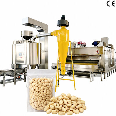 Dobra cena. Maszyna automatyczna do wybielania orzeszków orzechowych 500-2000 kg/h, peladora fünduk y pistacho dla linii produkcyjnych orzechowych wybielonych w Internecie